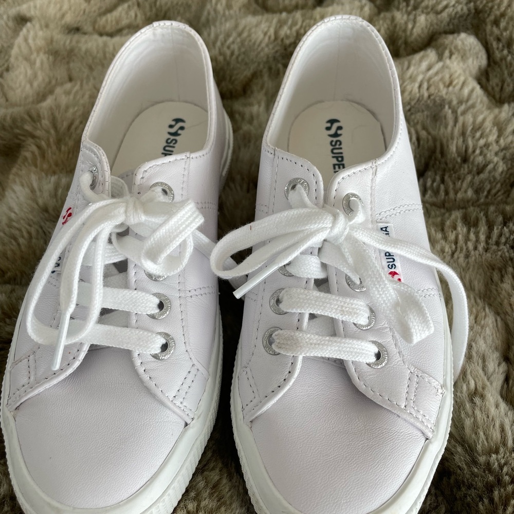 Superga White Sneakers size 36